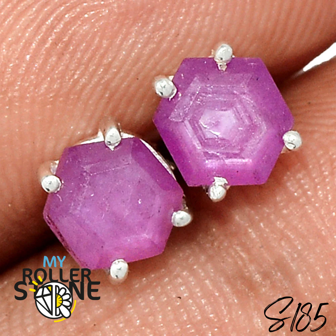 Boucles d’oreilles Rubis S185 - Boucles d’oreilles