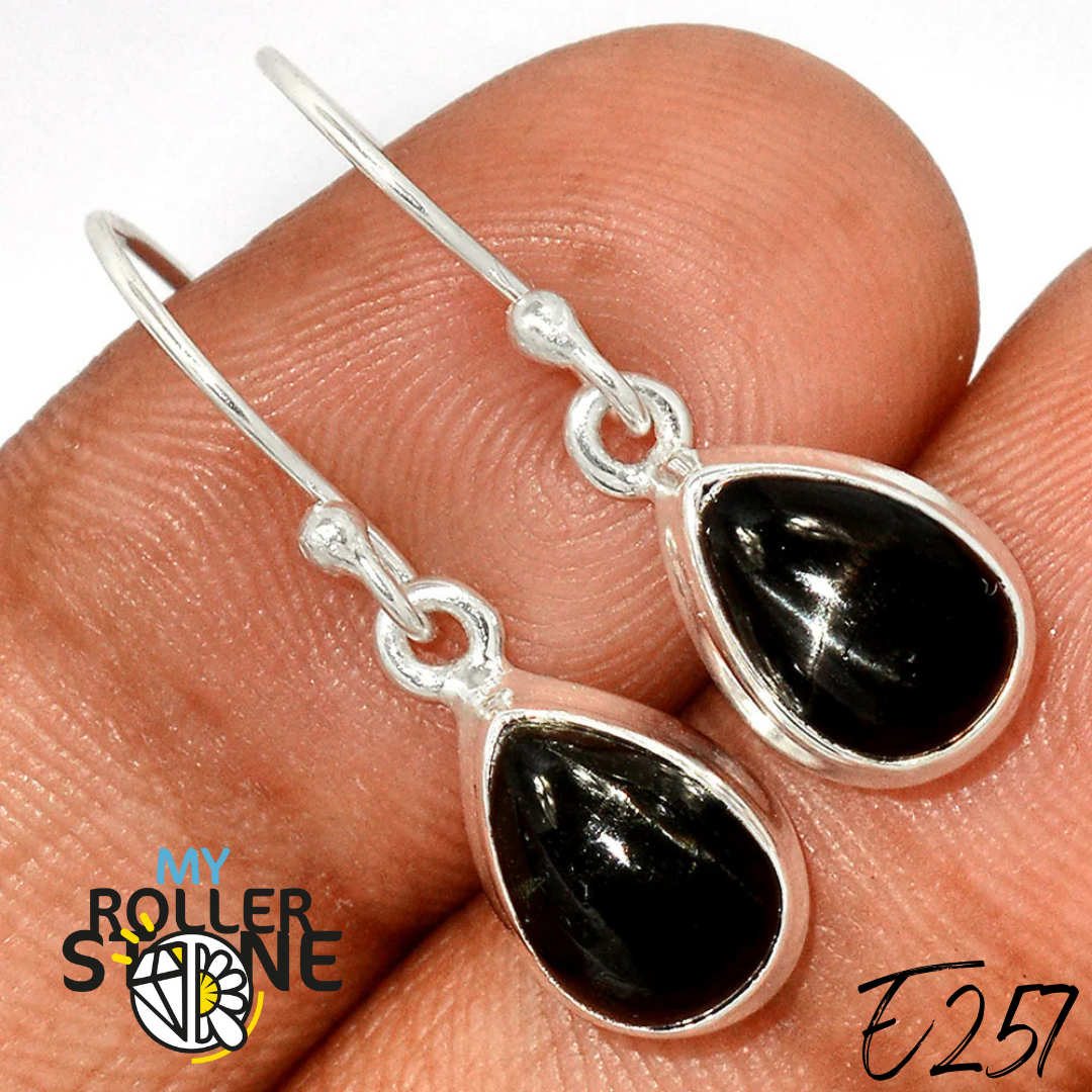 Boucles d’oreilles Saphir Étoilé E257