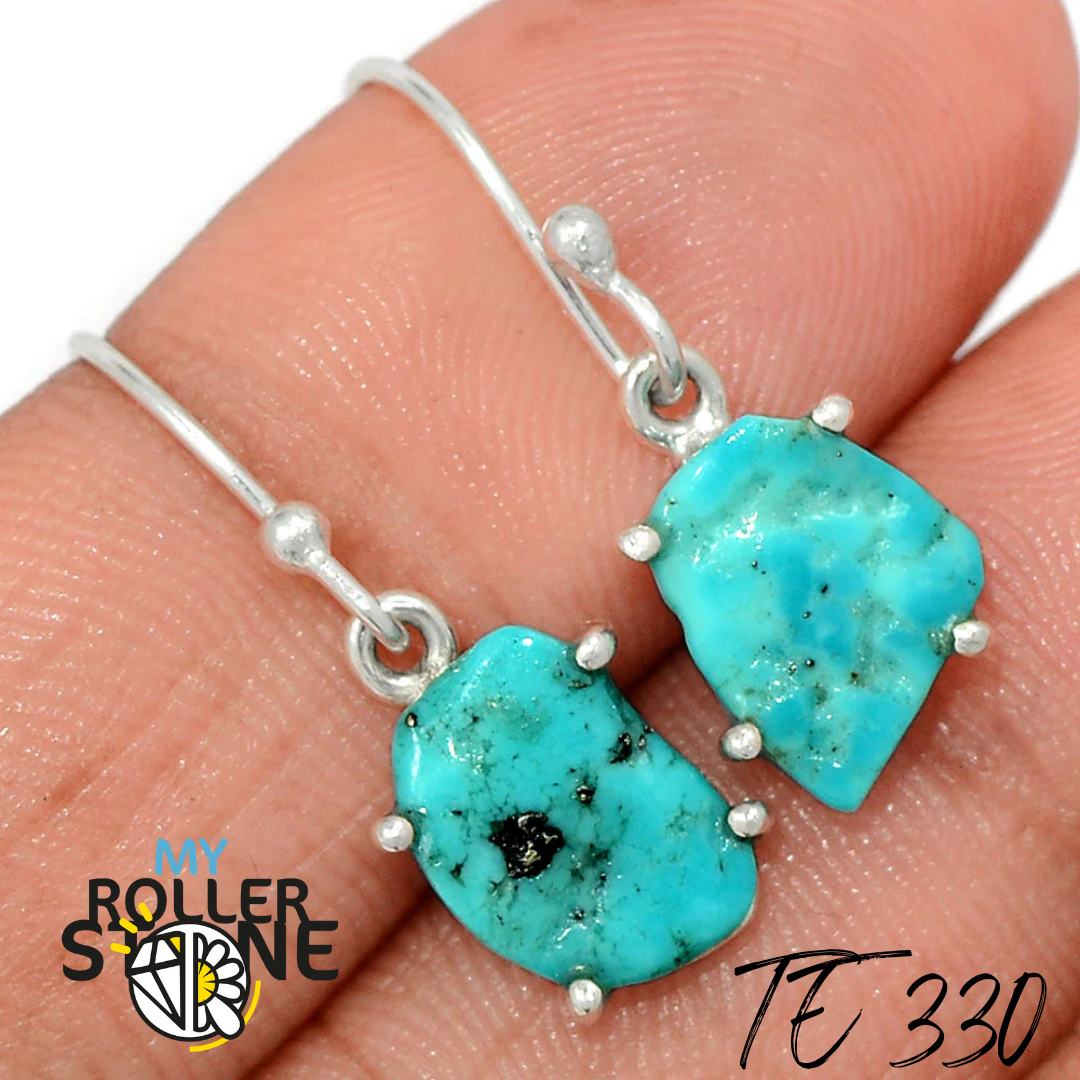 Boucles d’oreilles Turquoise Brute TE330