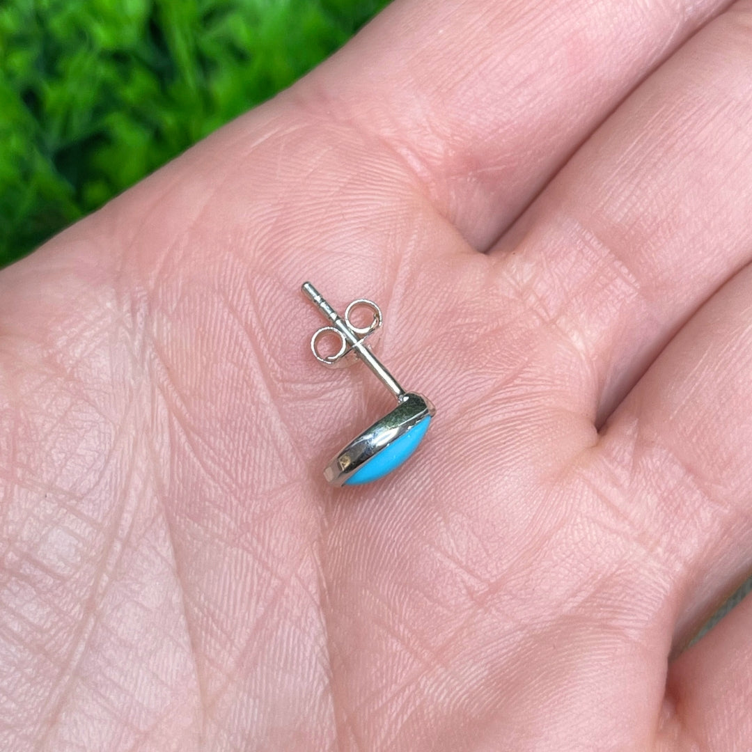 Boucles d'oreilles Turquoise Kingman Marquise