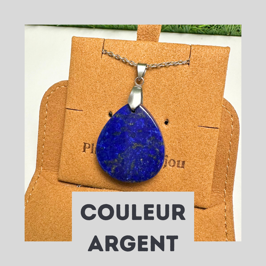 Box collier Argent (Chaîne +Bélière + Boite)
