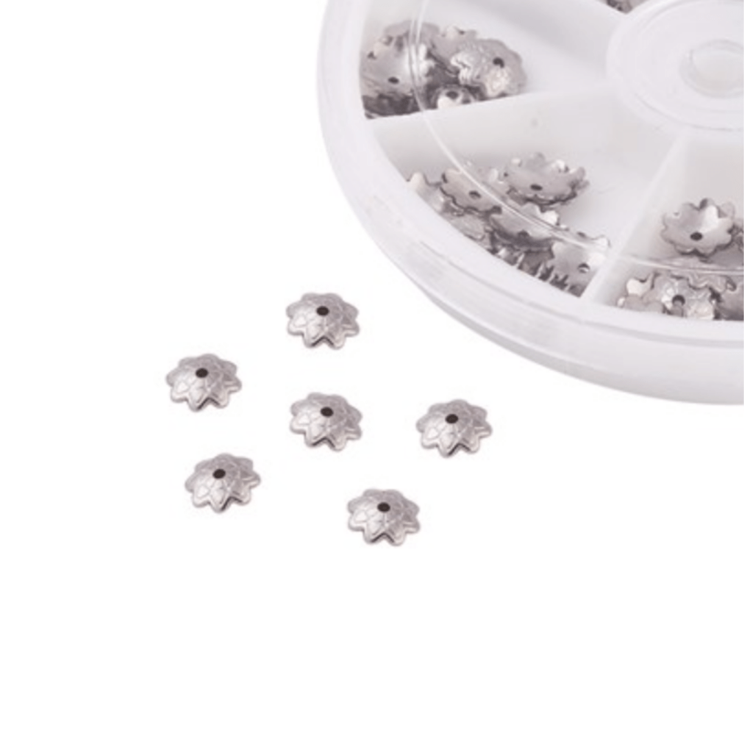 Box coupelles rondes fleurs - Accessoires pour bijoux