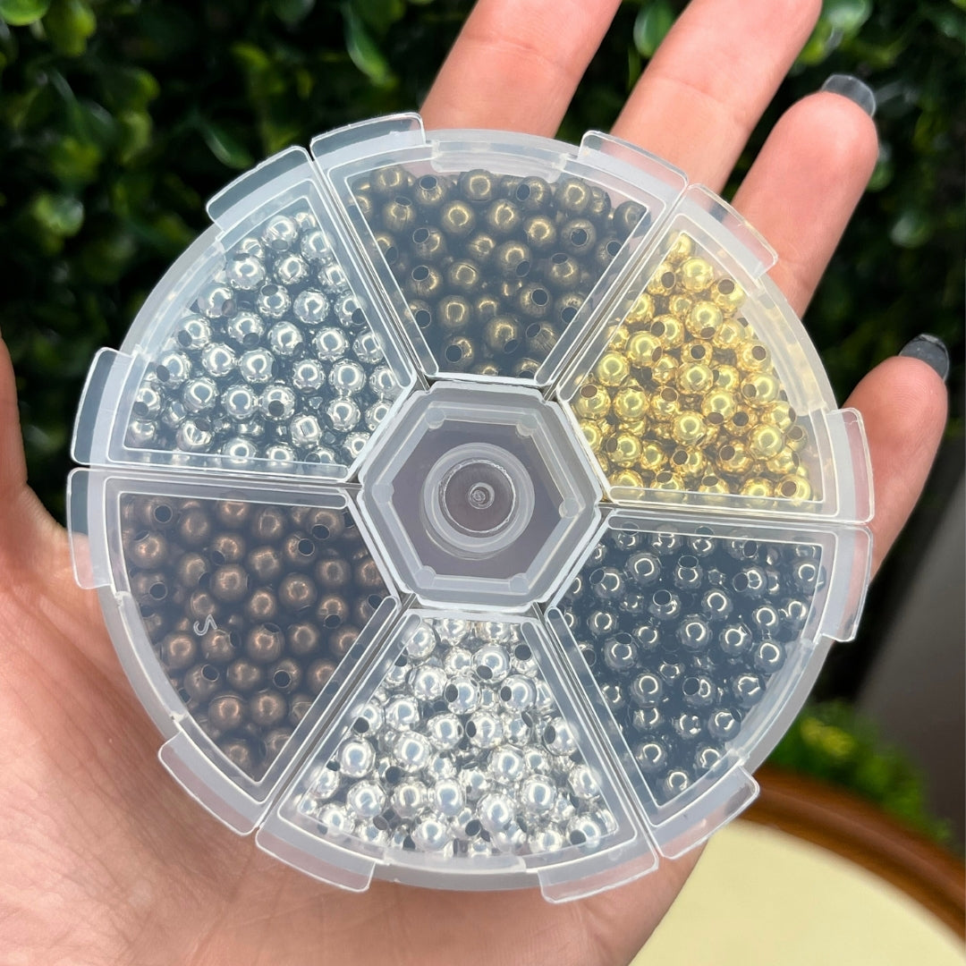 Box Perles d&#39;Espacement 4 mm
