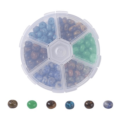 Box rondelles pierres naturelles