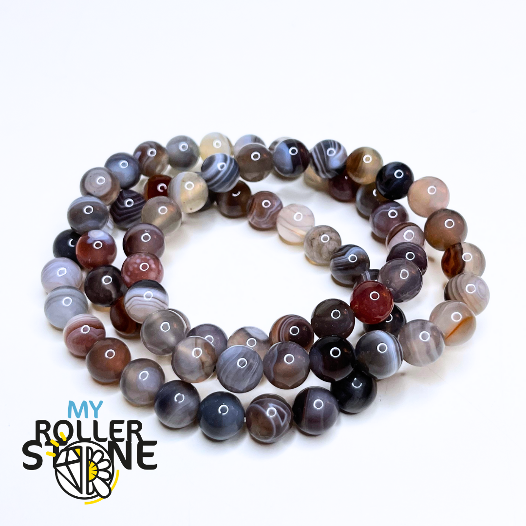 Bracelet Agate du Botswana 3A - Bracelets