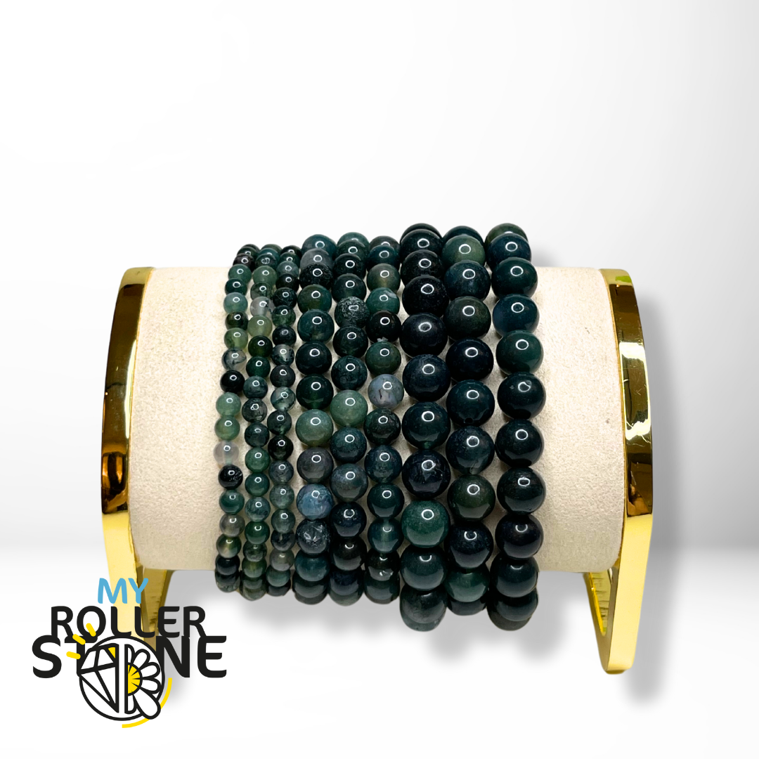 Bracelet Agate Mousse 5A - Bracelets