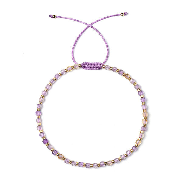 Bracelet Ajustable Amétrine