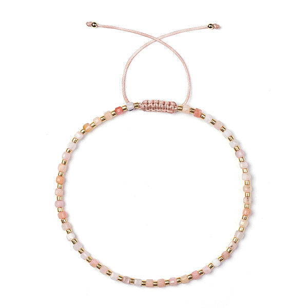 Bracelet Ajustable Opale Rose