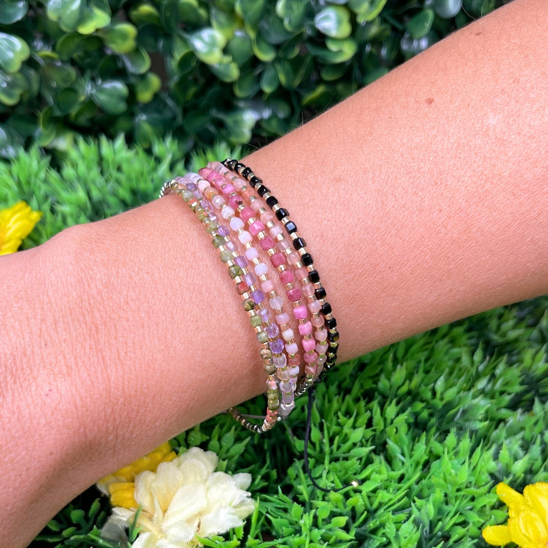 Bracelet Ajustable Rhodochrosite du Brésil