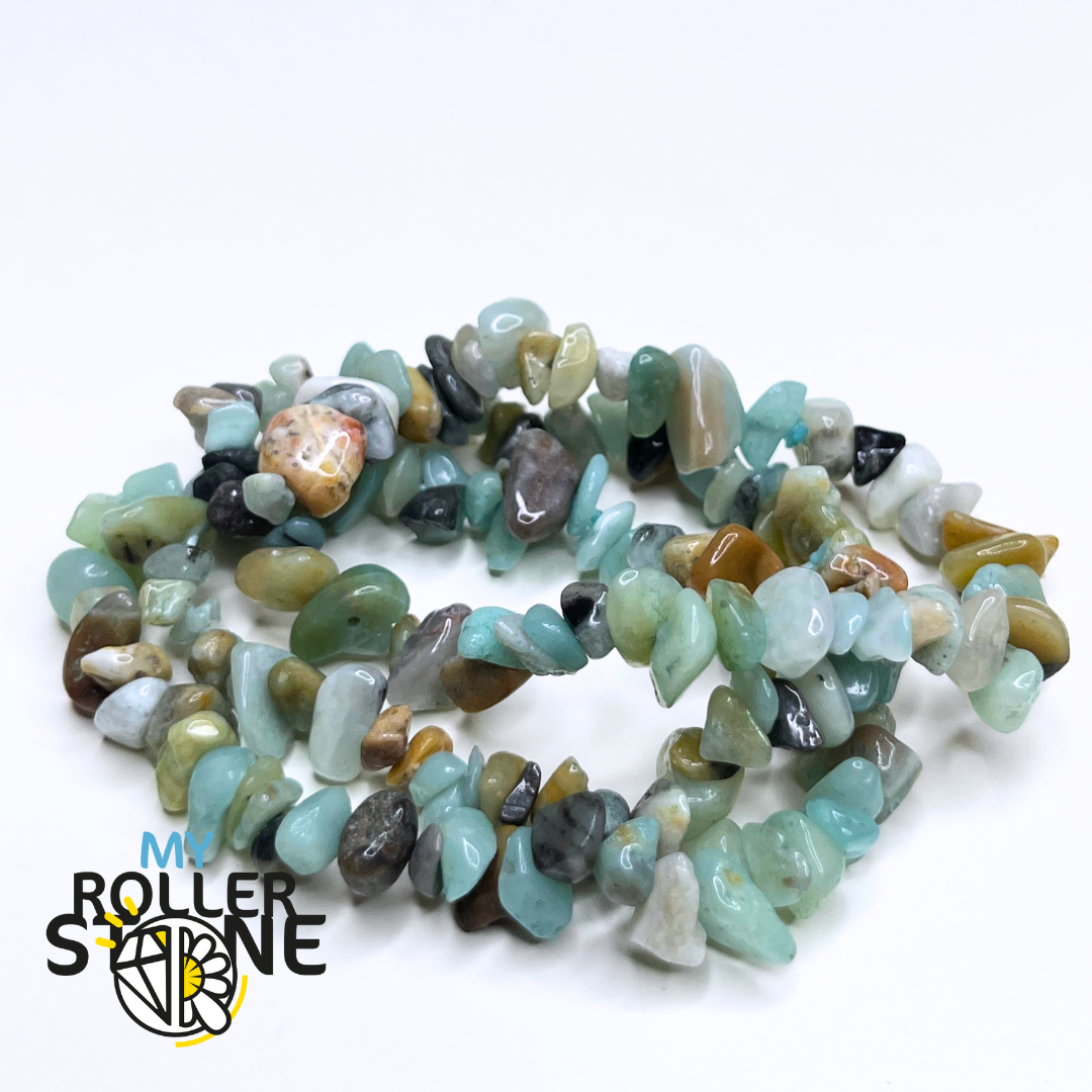 Bracelet Amazonite Chips - Perles