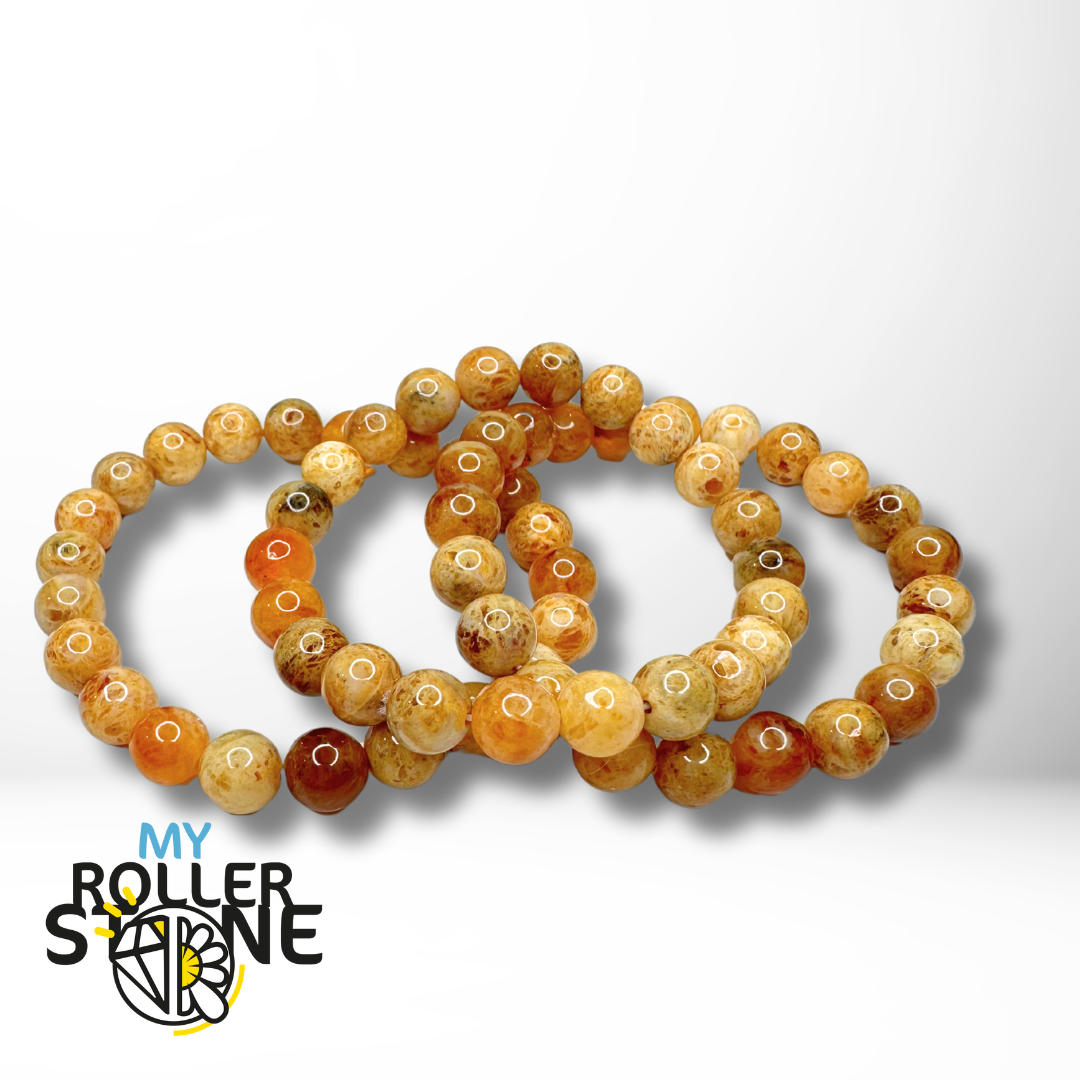 Bracelet Ambre Laiteuse - Perles