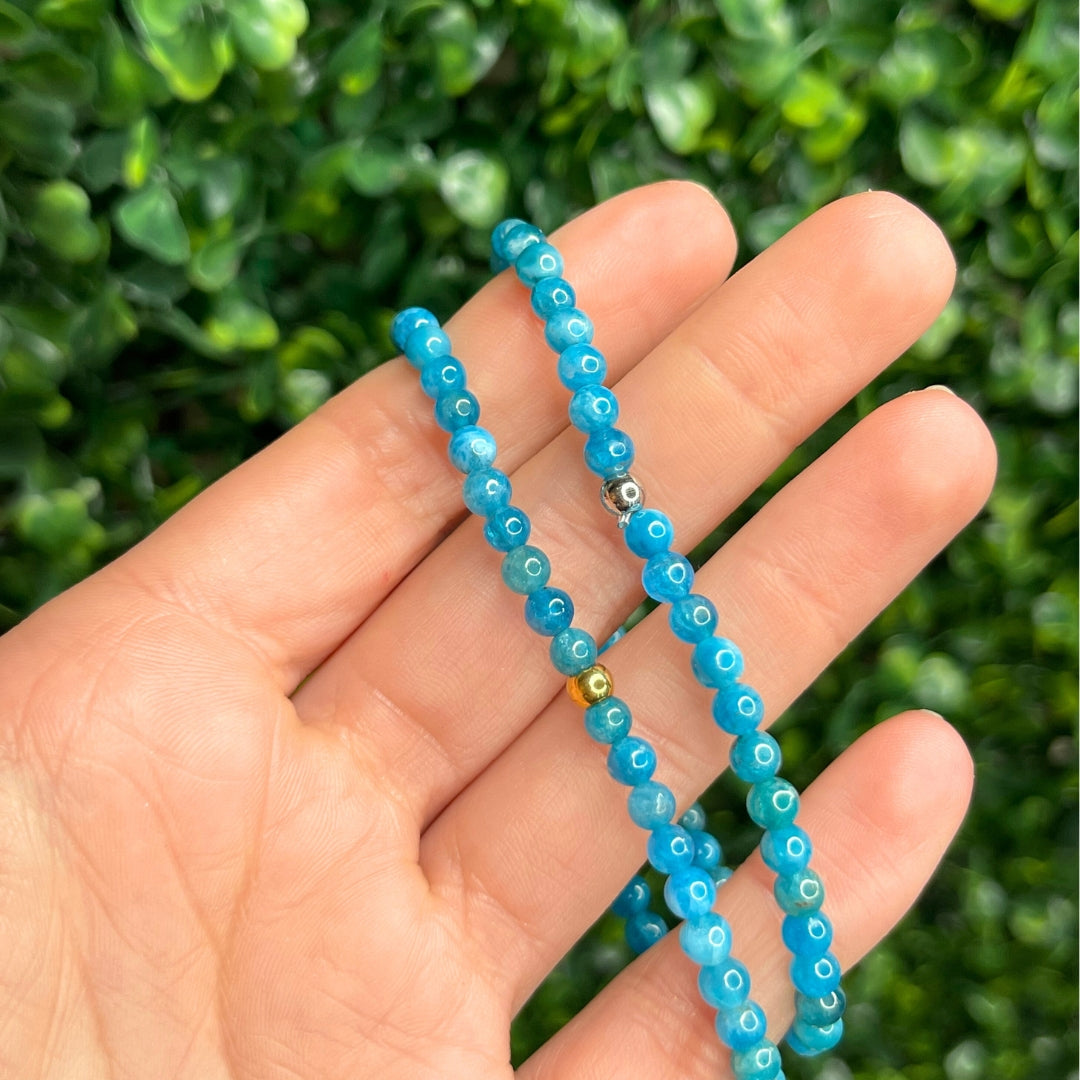 Bracelet Apatite Bleue Sur-Mesure - Bracelets
