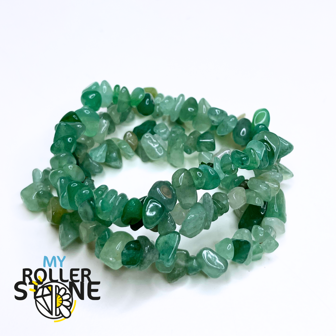 Bracelet Aventurine Verte Chips - Perles