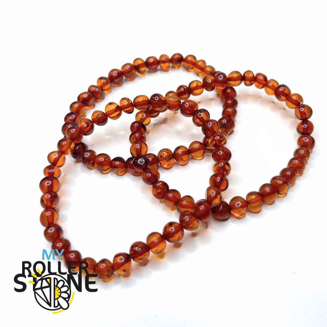 Bracelet Baroque d’Ambre Cognac - Bracelets
