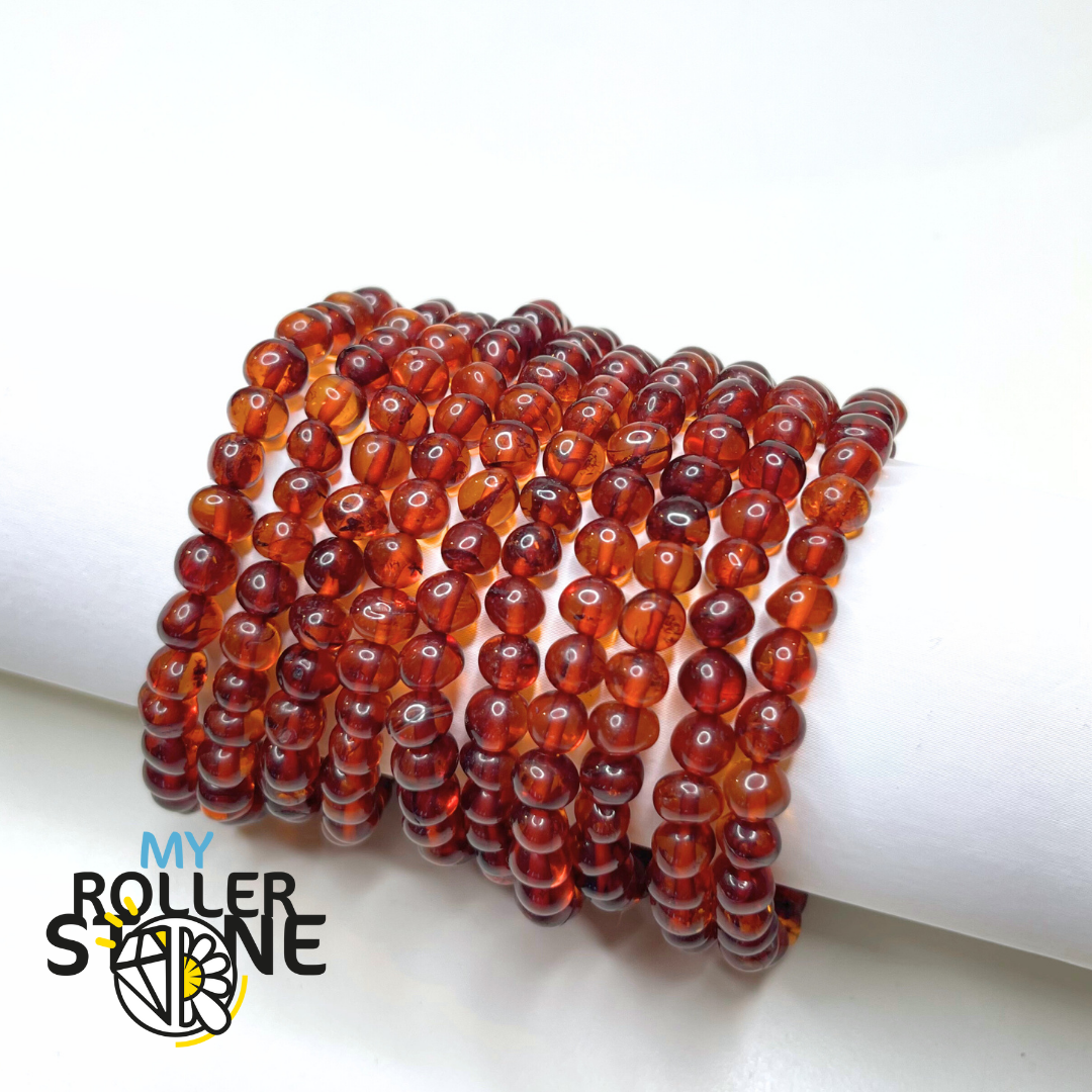 Bracelet Baroque d’Ambre Cognac - Bracelets