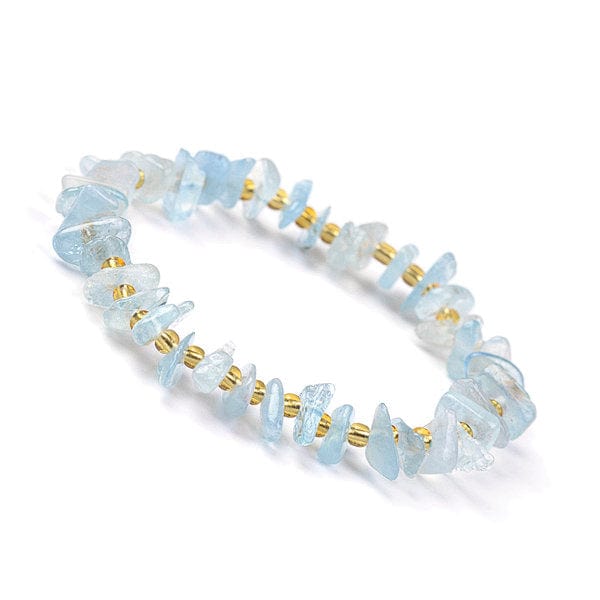 Bracelet Chips Aigue Marine