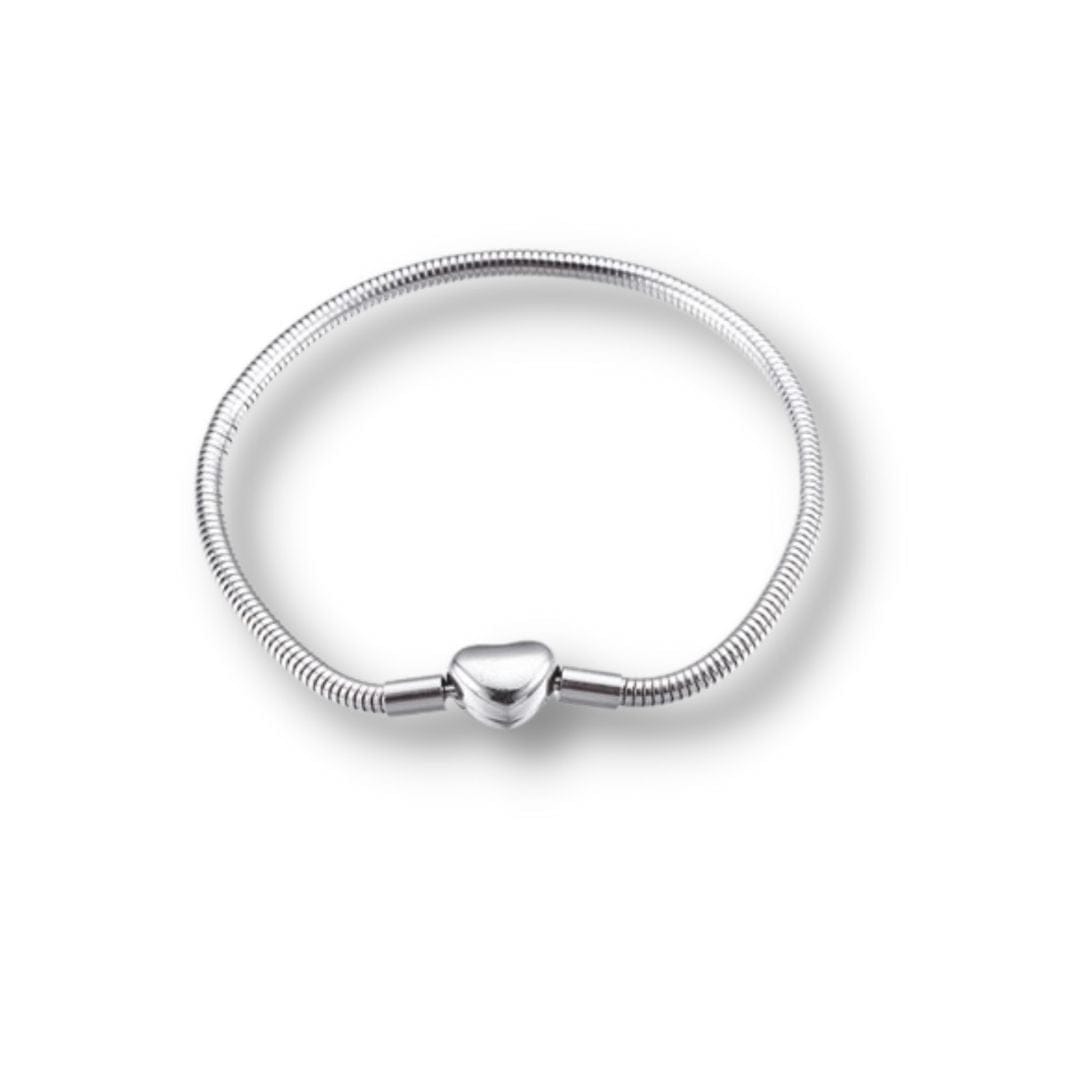 Bracelet Coeur Acier inoxydable