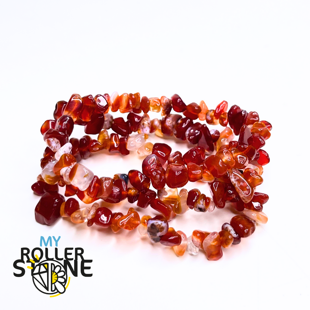 Bracelet Cornaline Chips - Perles