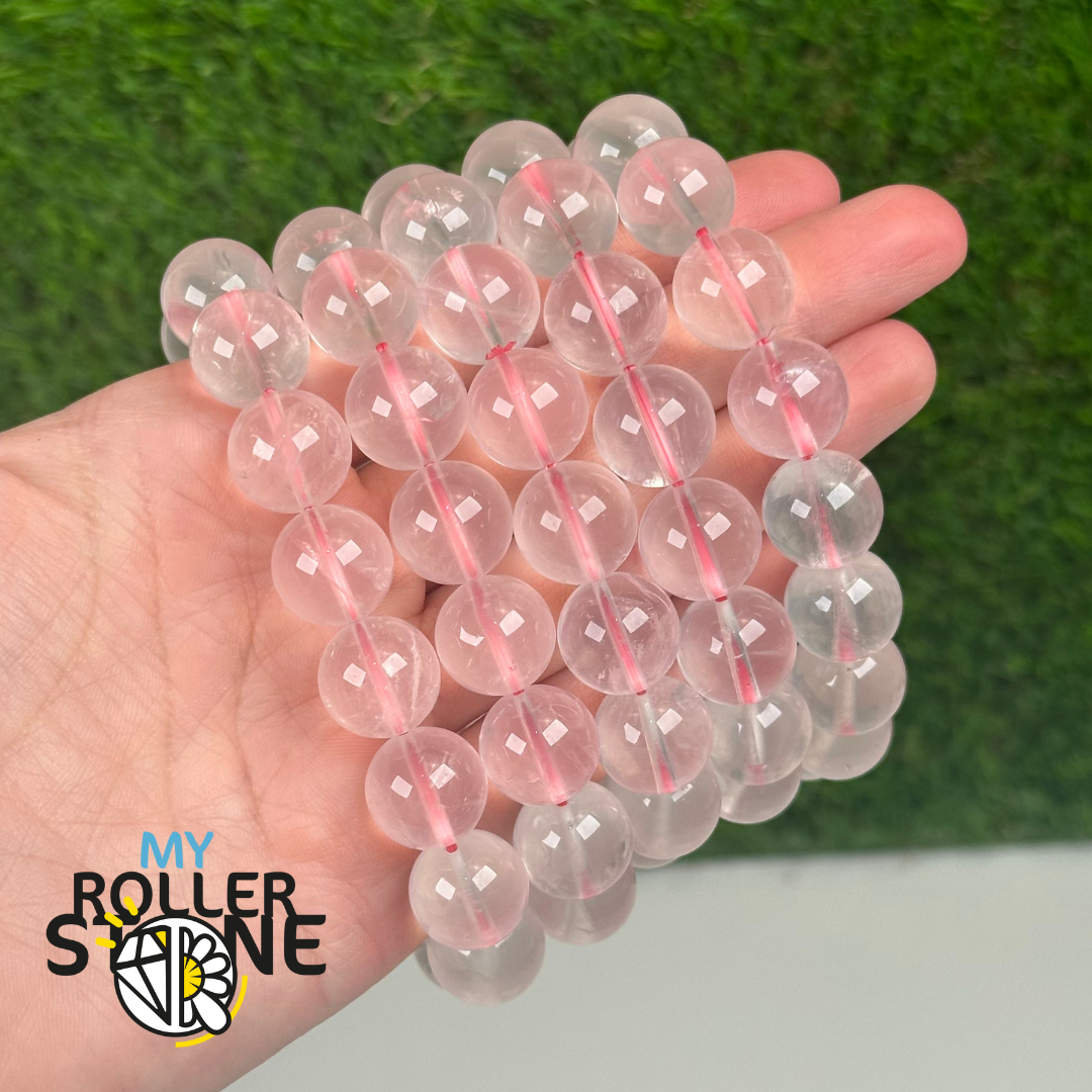 Bracelet en Quartz Rose 13 mm