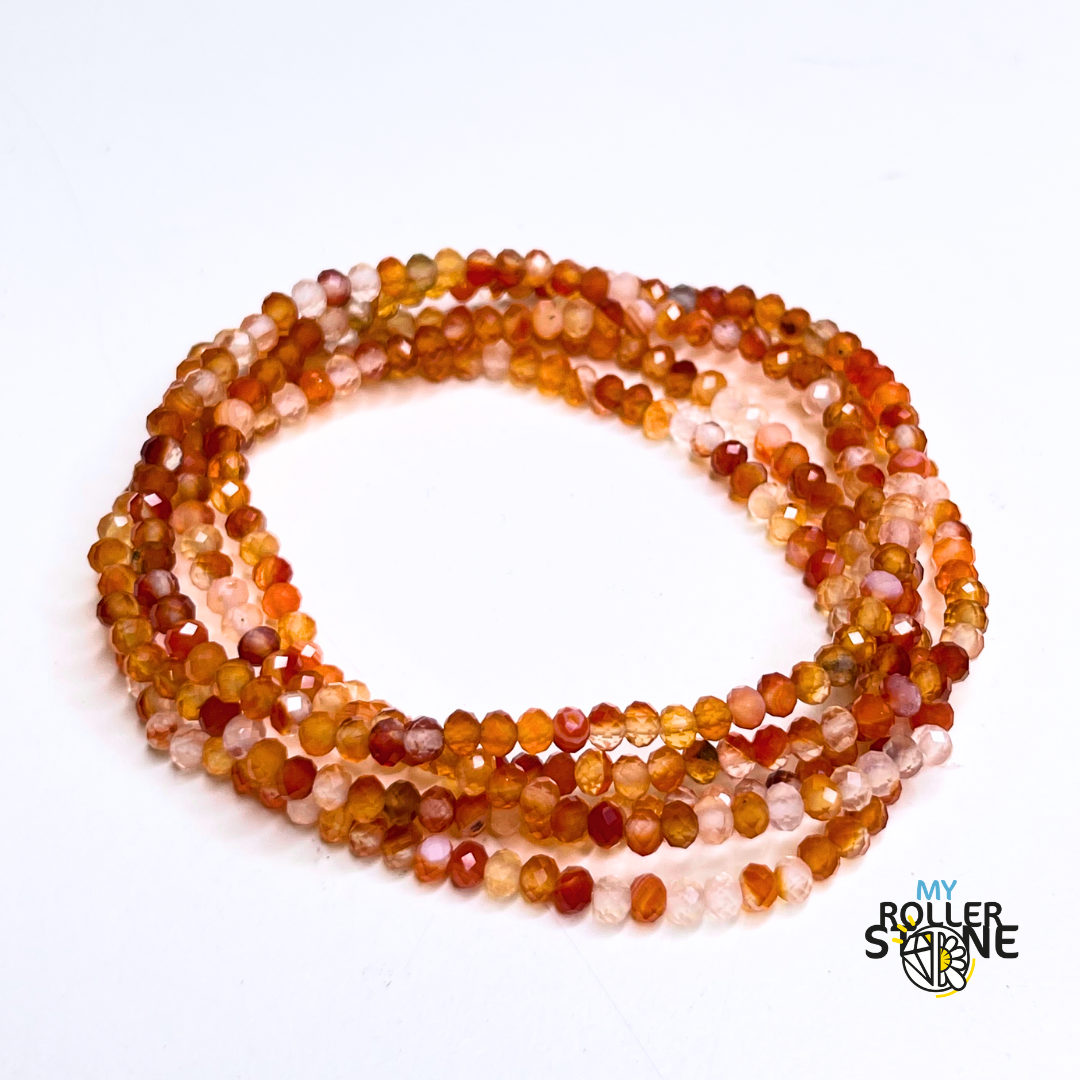 Bracelet Facetté Cornaline - Bracelets