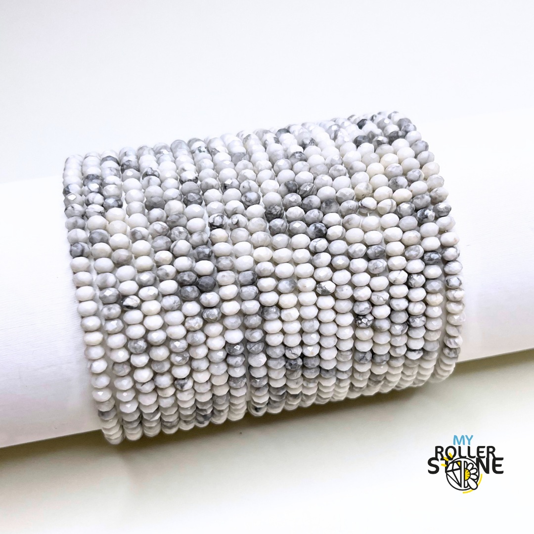 Bracelet Facetté Howlite - Bracelets