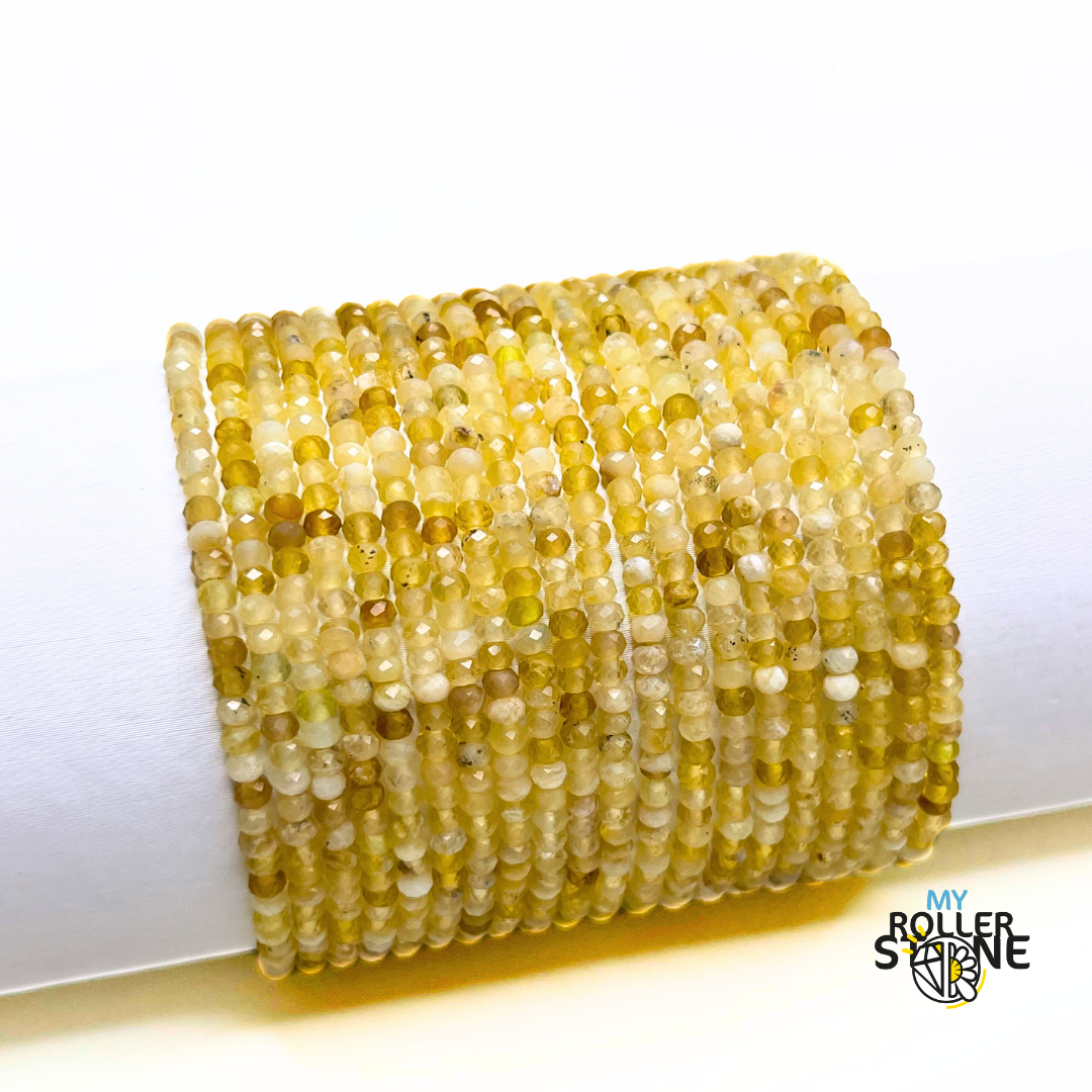 Bracelet Facetté Opale Jaune - Bracelets