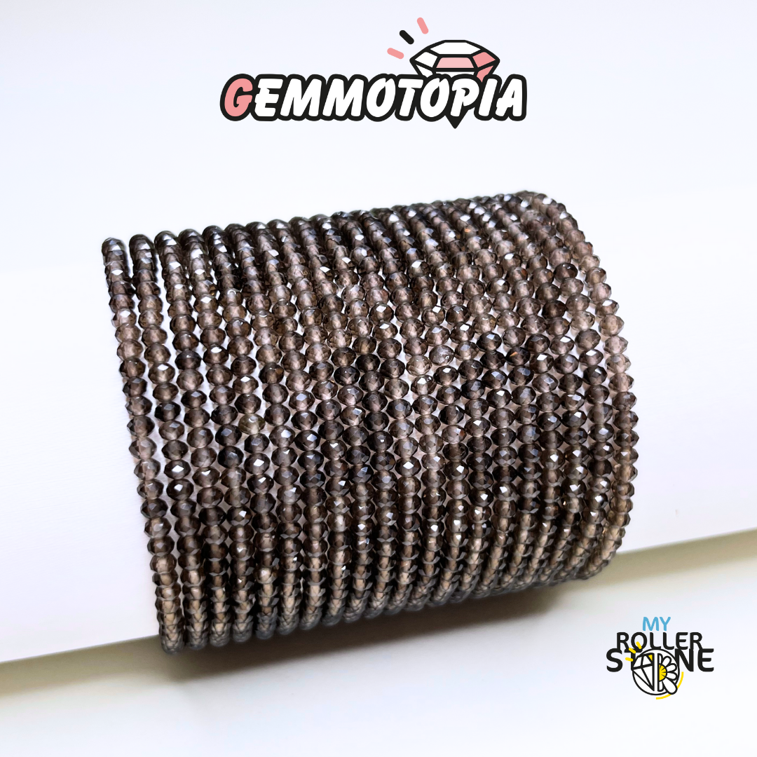 Bracelet Facetté Quartz Fumé - Bracelets