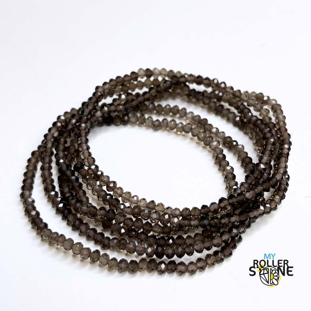 Bracelet Facetté Quartz Fumé - Bracelets
