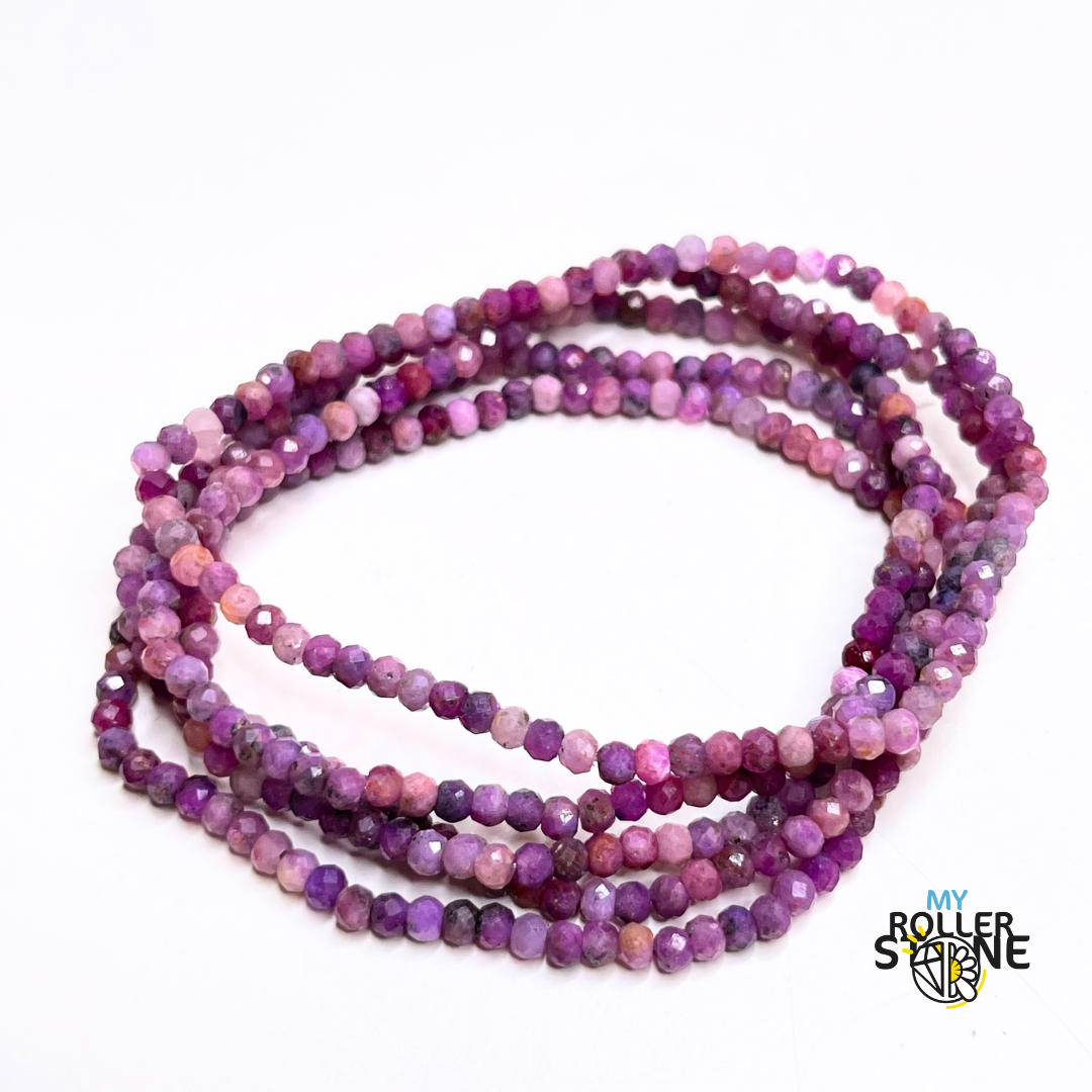 Bracelet Facetté Rubis et Saphir - Bracelets