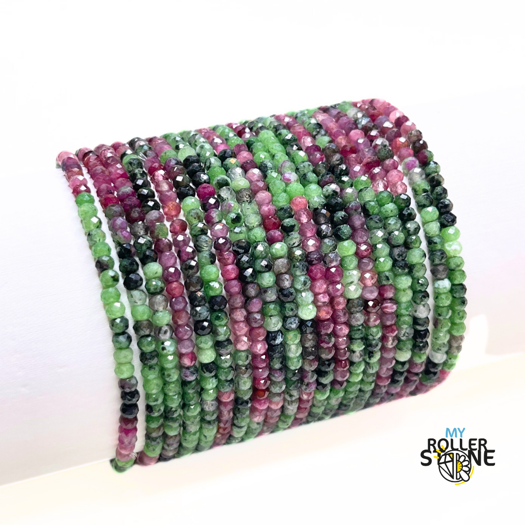 Bracelet Facetté Rubis Zoïsite - Bracelets