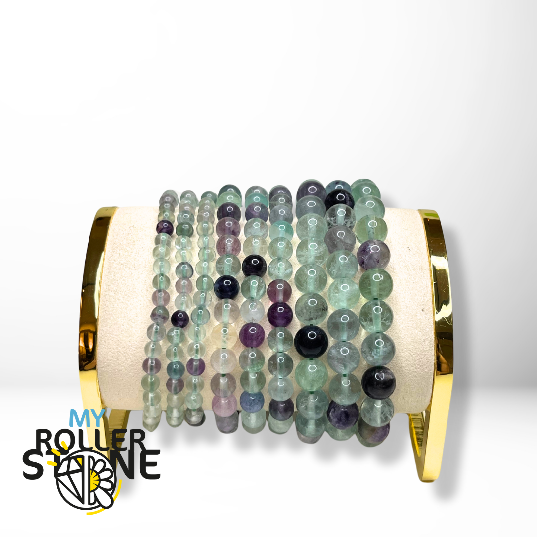 Bracelet Fluorite Multicolor 3A - Bracelets