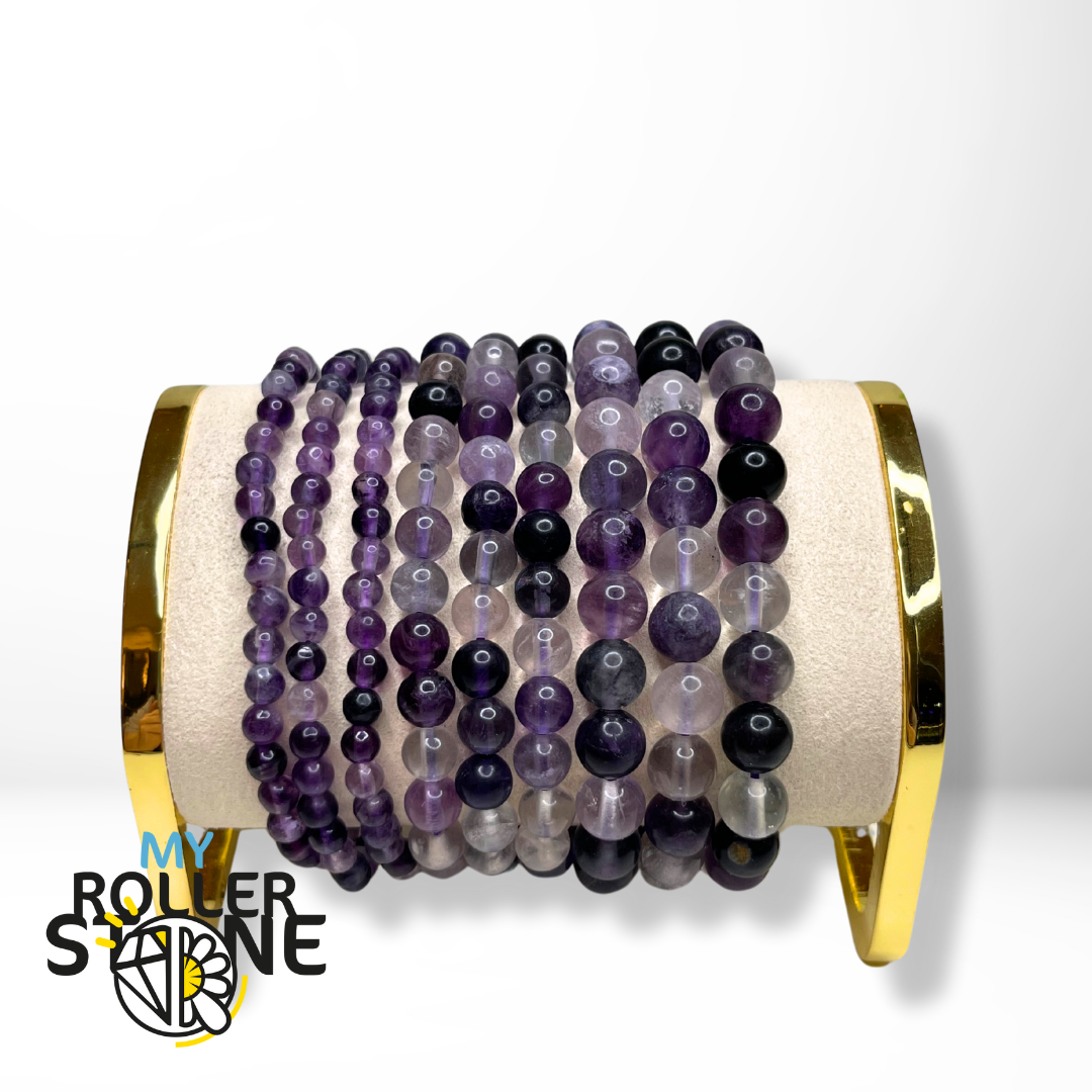 Bracelet Fluorite Violette 3A - Bracelets