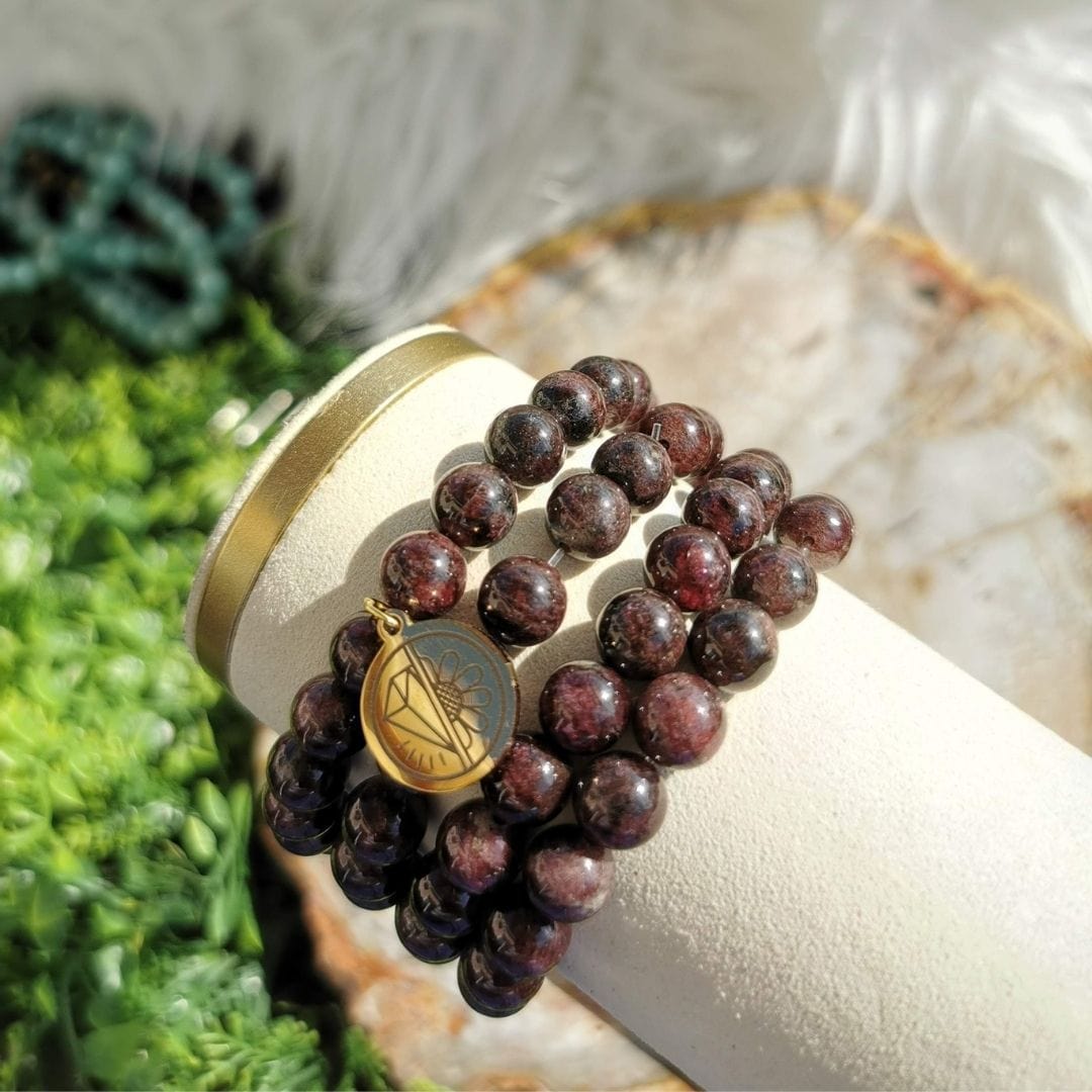 Bracelet grenat