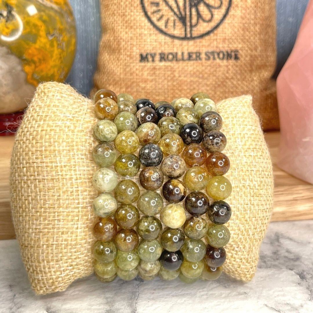 Bracelet Grenat vert - Bracelets