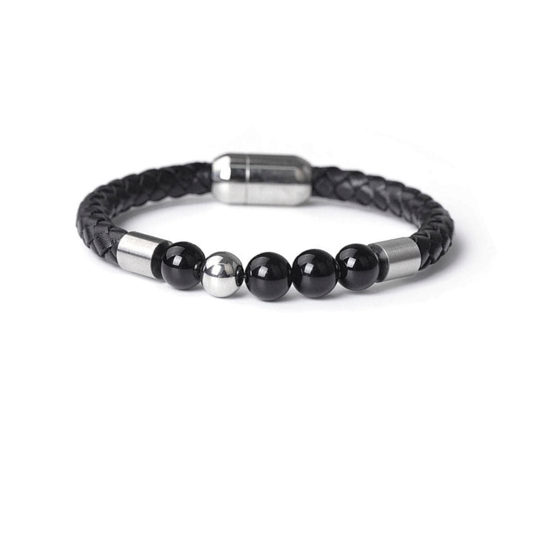 Bracelet homme cuir Onyx - Bracelets