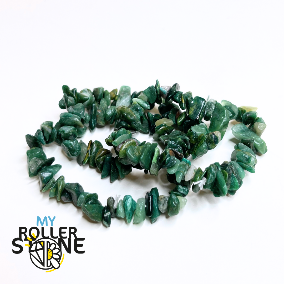 Bracelet Jade Africain Chips - Perles