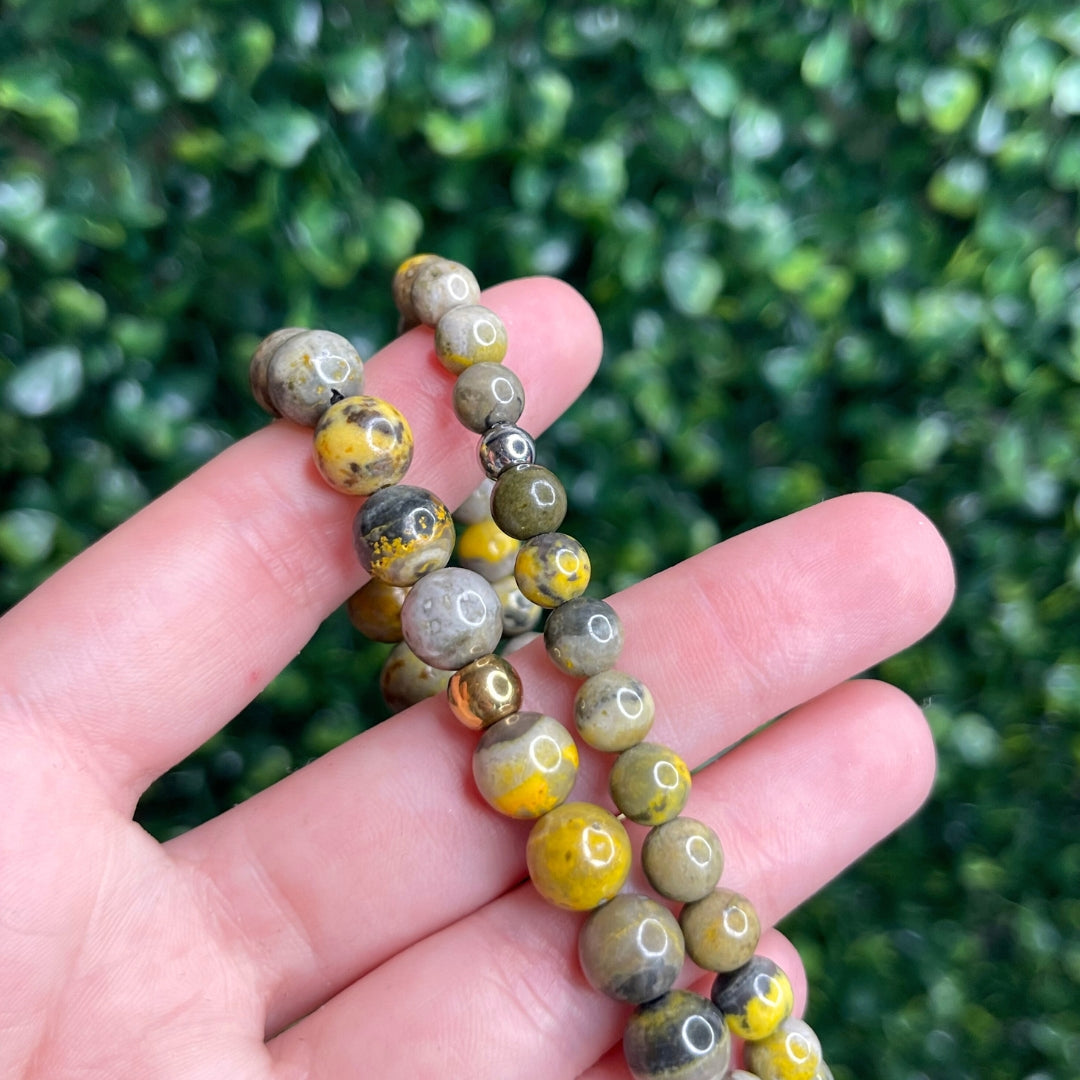 Bracelet Jaspe Bumblebee Sur-Mesure