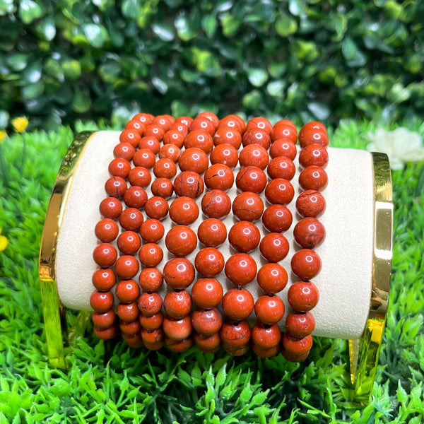 Bracelet Jaspe Rouge Sur-Mesure