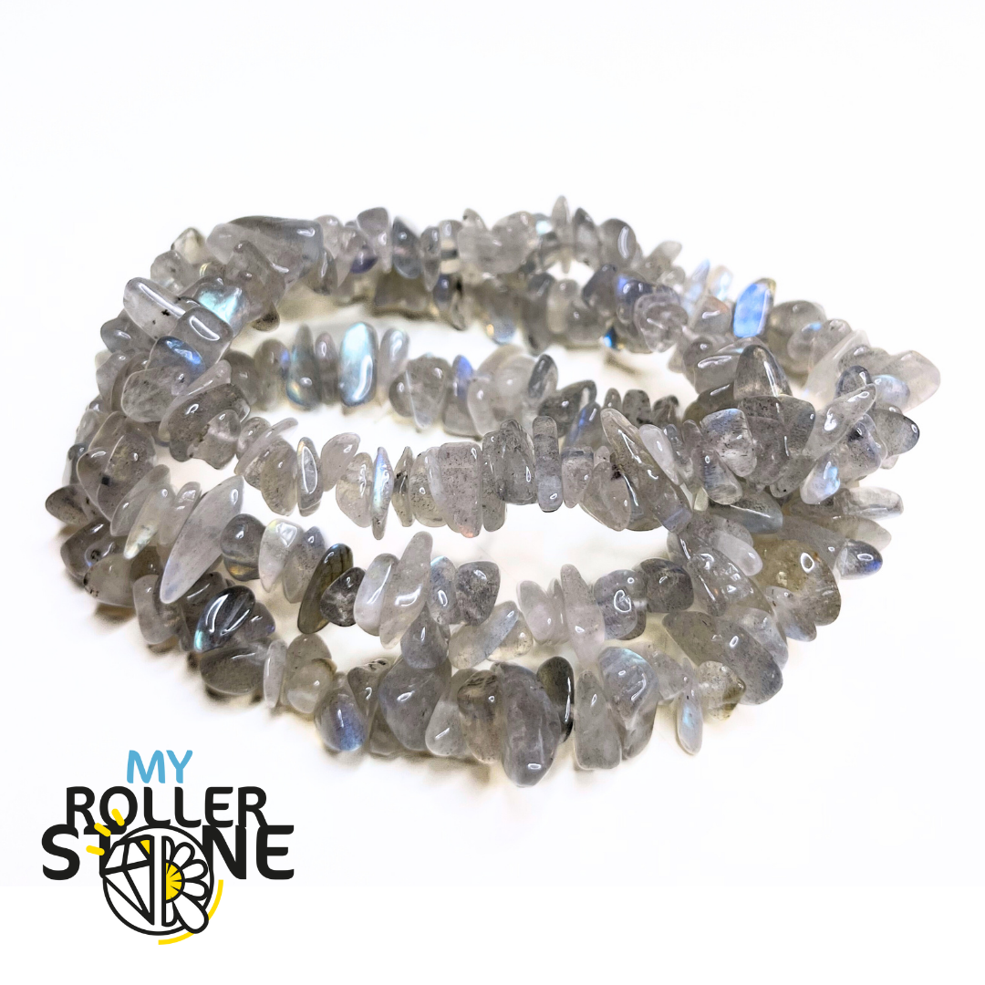 Bracelet Labradorite Chips (Grade 5A) - Perles