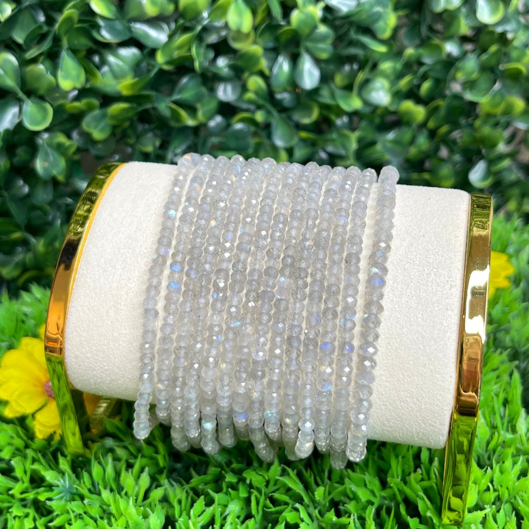 Bracelet Labradorite facetté