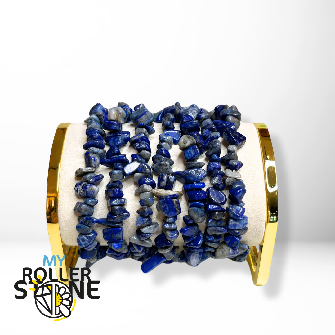 Bracelet Lapis Lazuli Chips - Perles