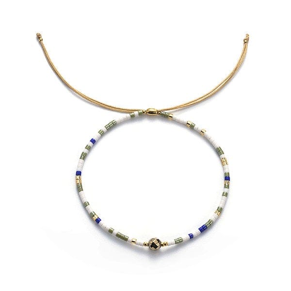 Bracelet Miyuki Pyrite (Réglable petite taille) - Bracelets