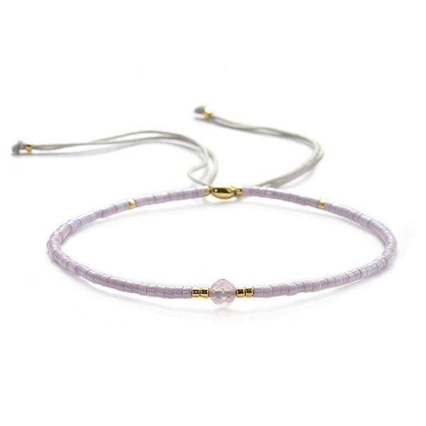 bracelet réglable améthyste