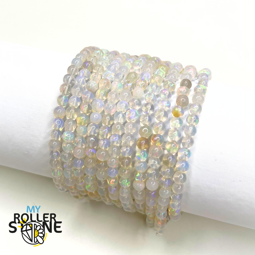 Bracelet Opale d’Éthiopie perle ronde - Bracelets