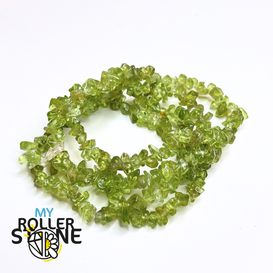 Bracelet Péridot Chips - Perles