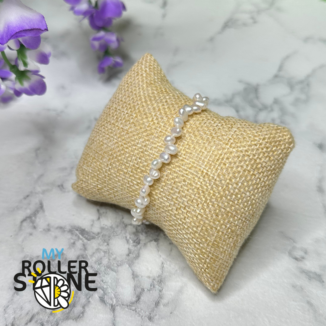 Bracelet Perle de Culture Argent 925 Baroque