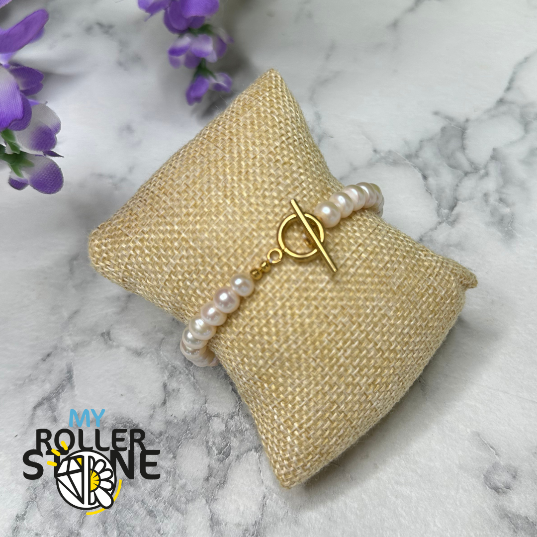 Bracelet Perle de Culture Argent 925 Fermoir en T