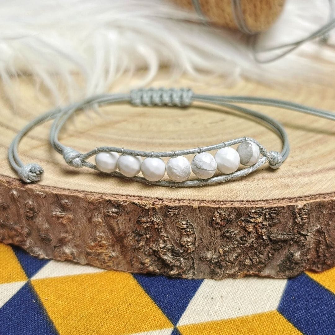 Howlite bracelet