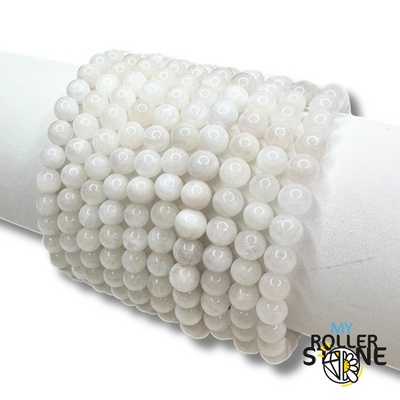 Bracelet Pierre de Lune blanche A - Vêtements et accessoires