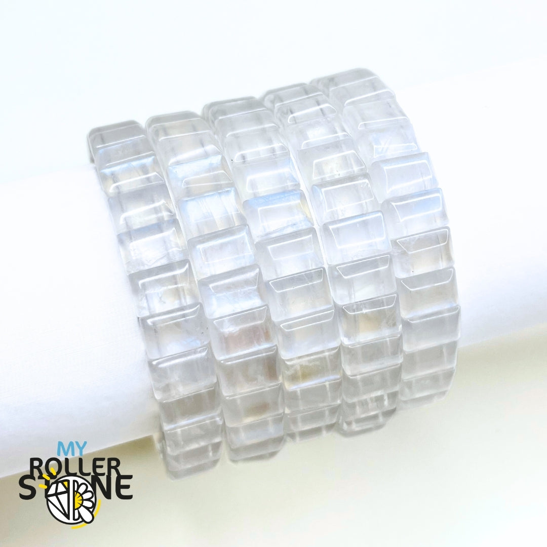 Bracelet Pierre de lune Manchette 5A - Perles